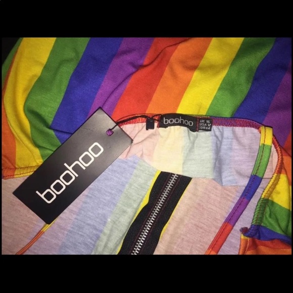 Boohoo Pride Bodycon Dress - Picture 3 of 4